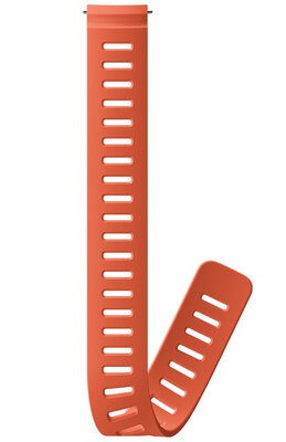 Silicone strap Suunto 24mm (pro Suunto 7, 9, D5), orange V1, extended part