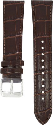 Strap Orient UL002011J0 leather brown, silver clasp (pro modely RA-AG00, RA-AP00)