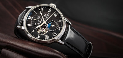 Orient Star Classic M45 F7 Moonphase Open Heart Automatic RE-AY0107N00B