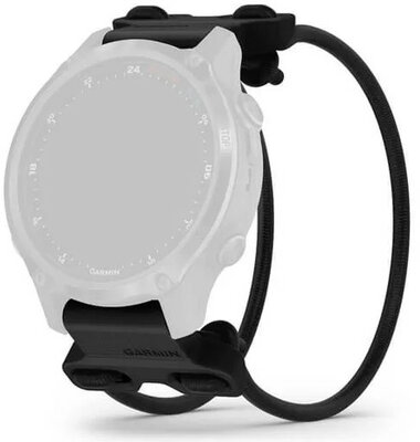 Silicone strap Garmin 20mm Bungee Mount (for Garmin Fenix 8/7S/6S (43mm), etc.), black, QuickFit, 010-13249-00