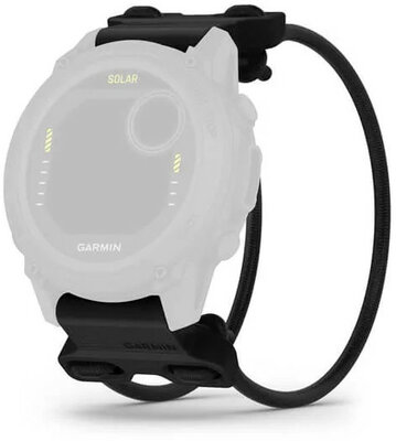Garmin silicone strap 22mm Bungee Mount (for Garmin Fenix 8/7/6 (47mm), Epix 2, etc.), black, QuickFit, 010-13249-01