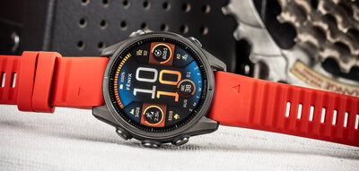 Silicone strap Ricardo 20mm (for Garmin Fenix 8/7S/6S (43mm), etc.), red, QuickFit