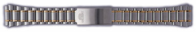 Steel bracelet Orient KCDQBS0 20mm (for the model FEU00), bicolor