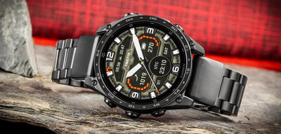 Steel bracelet Ricardo 22mm (pro Garmin Fenix 8/7/6 (47mm), Epix 2 aj.), black V1, QuickFit