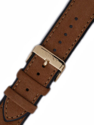 Strap Orient UDFGG, leather brown, golden clasp