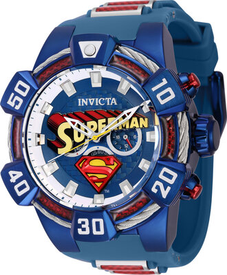 Invicta DC Comics Quartz 52mm 41139 Superman Limited Edition 4000pcs