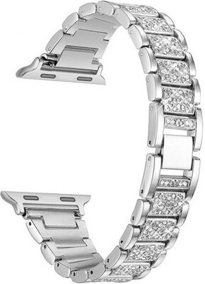 Metal bracelet pro Apple Watch, metallic, silver (pouzdra 38/40/41mm)
