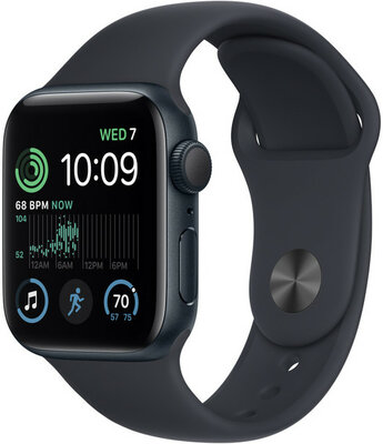 Apple Watch SE GPS 40mm Midnight Aluminium Case / Midnight Sport Band - Regular