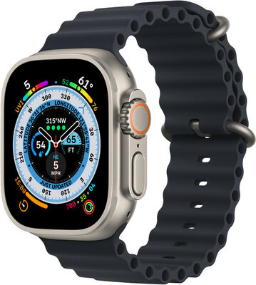 Apple Watch Ultra, GPS + Cellular, 49mm, Midnight "Ocean Band"