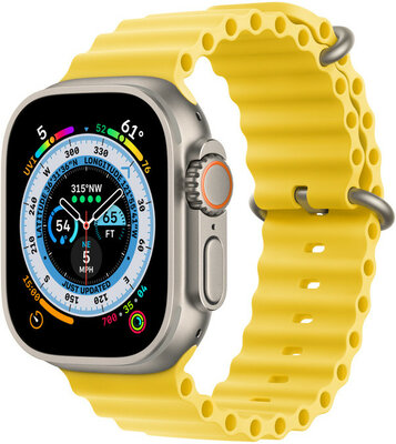 Apple Watch Ultra, GPS + Cellular, 49mm, Yellow "Ocean Band"