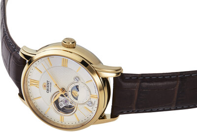 Orient Classic Sun and Moon Open Heart Automatic RA-AS0010S30B