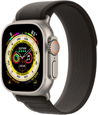 Apple Watch Ultra, GPS + Cellular, 49mm, Grey/Black "Trail loop" (size S/M)