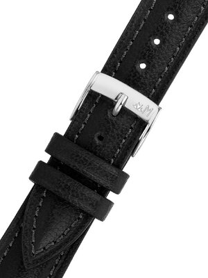 Black leather strap Morellato Tradition 5671D72.019 M