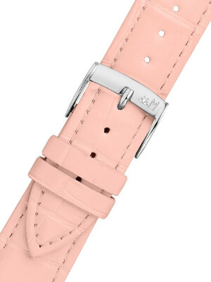 Leather strap Morellato Tiglio 5673D74.087 M, Pink, eco-leather