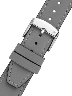 Grey leather strap Morellato Square 5672D73.093 M