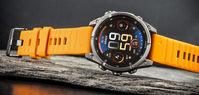 Silicone strap Ricardo 22mm (pro Garmin Fenix 8/7/6 (47mm), Epix 2 aj.), orange V1, QuickFit