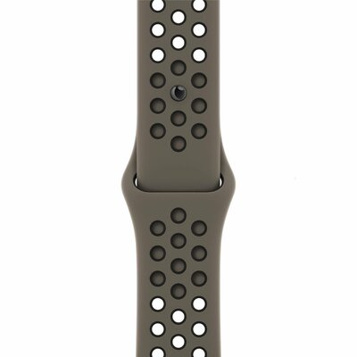 Apple Watch 45mm Olive Grey/Black Nike Sport Band