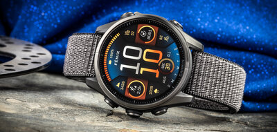 Nylon strap Ricardo 20mm (for Garmin Fenix 8/7S/6S (43mm), etc.), grey, pass-through