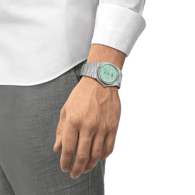 Tissot PRX Quartz T137.410.11.091.01 (in Tiffany Blue)