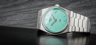 Tissot PRX Quartz T137.410.11.091.01 (in Tiffany Blue)