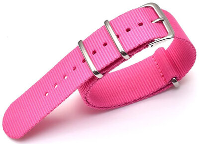 Nylon strap Ricardo, Pink V1, NATO