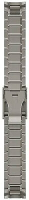 Garmin titanium bracelet 22mm (for Garmin MARQ 2), silver, QuickFit, 010-13225-12
