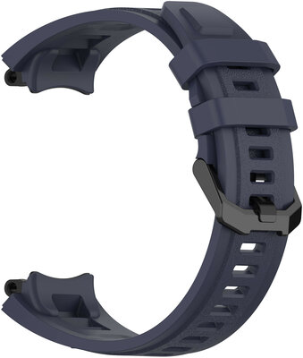 Amazfit strap pro T-Rex 2, silicone, blue, black clasp