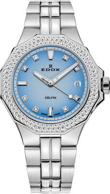 Edox Delfin Diver Date Lady 53020-3d120mbuc