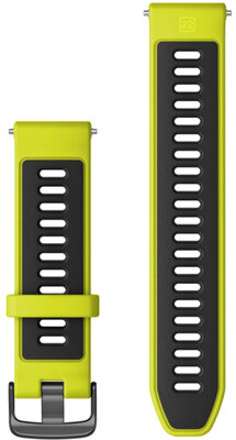 Silikonový řemínek Garmin 22mm (pro Forerunner), Amp Yellow/Black, 010-11251-AE