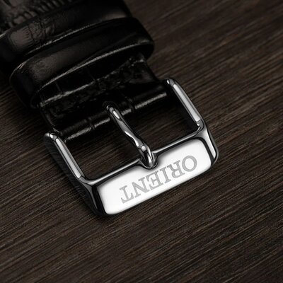 Leather strap Orient UDEVNSB 21mm (Pro modely AC00 Verze 1 a 2), black