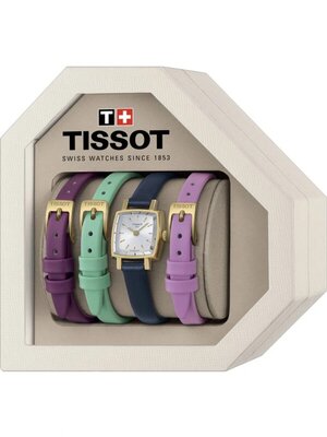 Tissot Lovely Square Summer Set Quartz T058.109.36.031.03 (+ 3x spare strap)