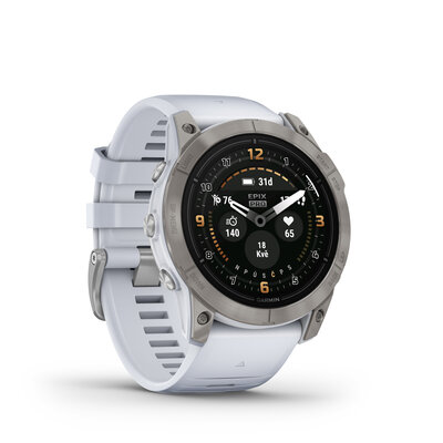 Garmin Epix Pro (Gen 2) Sapphire 51mm Titanium / Whitestone Band