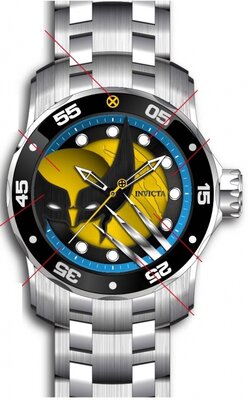 Invicta Marvel X-men Quartz 48mm 37375