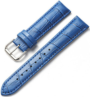Ricardo Todi, leather strap, blue, silver clasp