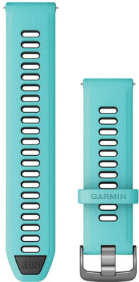 Silikonový řemínek Garmin 22mm, Aqua Blue, Quick Release, 010-11251-A2