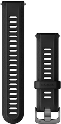 Silikonový řemínek Garmin 22mm (pro Forerunner 955/965), Black, 010-11251-3S
