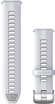 Silikonový řemínek Garmin 22mm (pro Forerunner), Whitestone/Powder Grey, 010-11251-9Z
