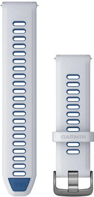 Silikonový řemínek Garmin 22mm (pro Venu 3, Forerunner 265, Vívoactive 4 aj.), bílý V2, Quick Release, 010-11251-A1