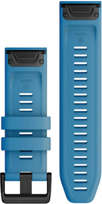 Silikonový řemínek Garmin 26mm (pro Garmin Fenix 8/7X/6X (51mm), Tactix aj.), modrý V3, QuickFit, 010-13117-30