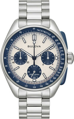 Bulova Lunar Pilot Quartz Chronograph 98K112 (+ spare leather strap)