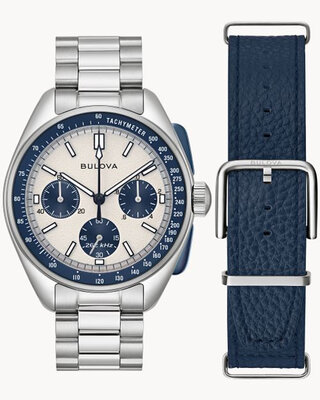 Bulova Lunar Pilot Quartz Chronograph 98K112 (+ spare strap)