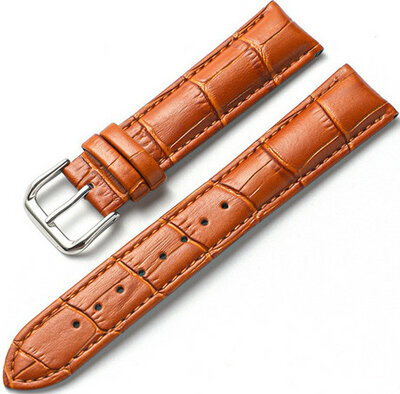 Ricardo Todi, leather strap, brown, silver clasp
