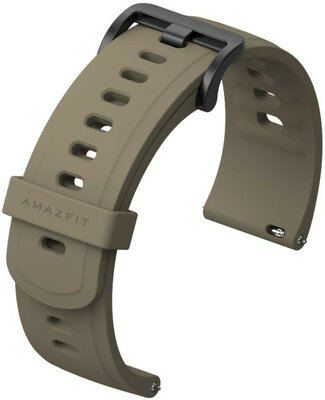Silicone strap Amazfit 22mm, Grey, Quick Release