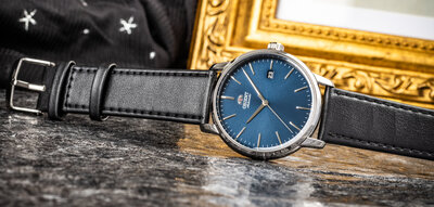 Leather strap Ricardo Imola, black V1