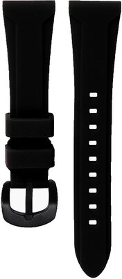 Silicone strap Ricardo Urbino, black
