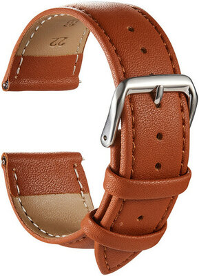 Ricardo Imola, leather strap, light brown, silver clasp