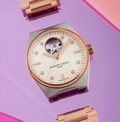 Frederique Constant Highlife Ladies Heart Beat Automatic FC-310VD2NH2B (+ spare strap)