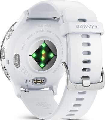 Garmin Venu 3 Silver / Whitestone, Silicone Band