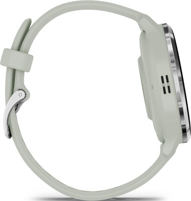 Garmin Venu 3S Silver / Sage Gray, Silicone Band