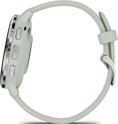Garmin Venu 3S Silver / Sage Gray, Silicone Band